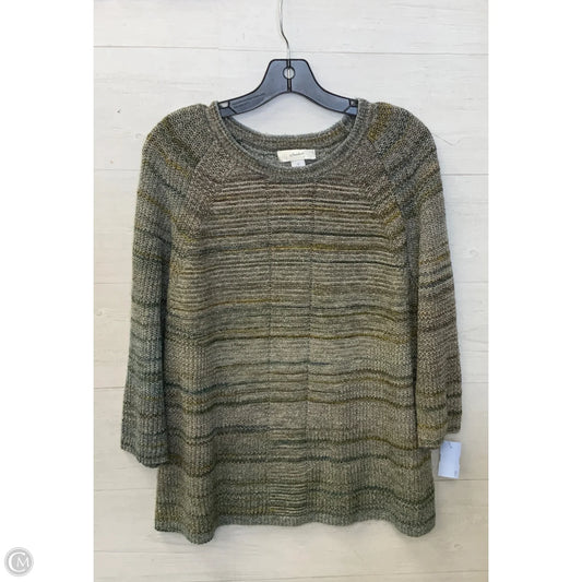 Sweater By Cj Banks In Green, Size: 1x