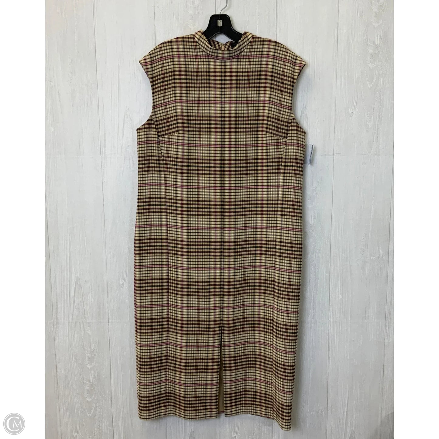 Dress Work By Ann Taylor In Tan, Size: L