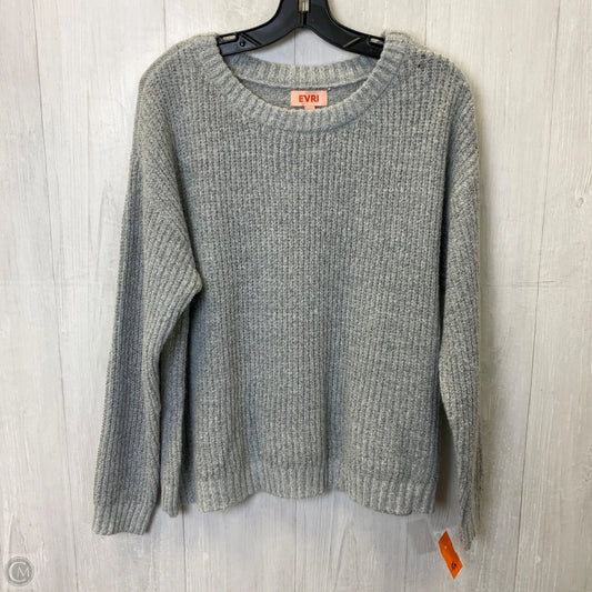 Sweater By Evri In Grey, Size: 1x