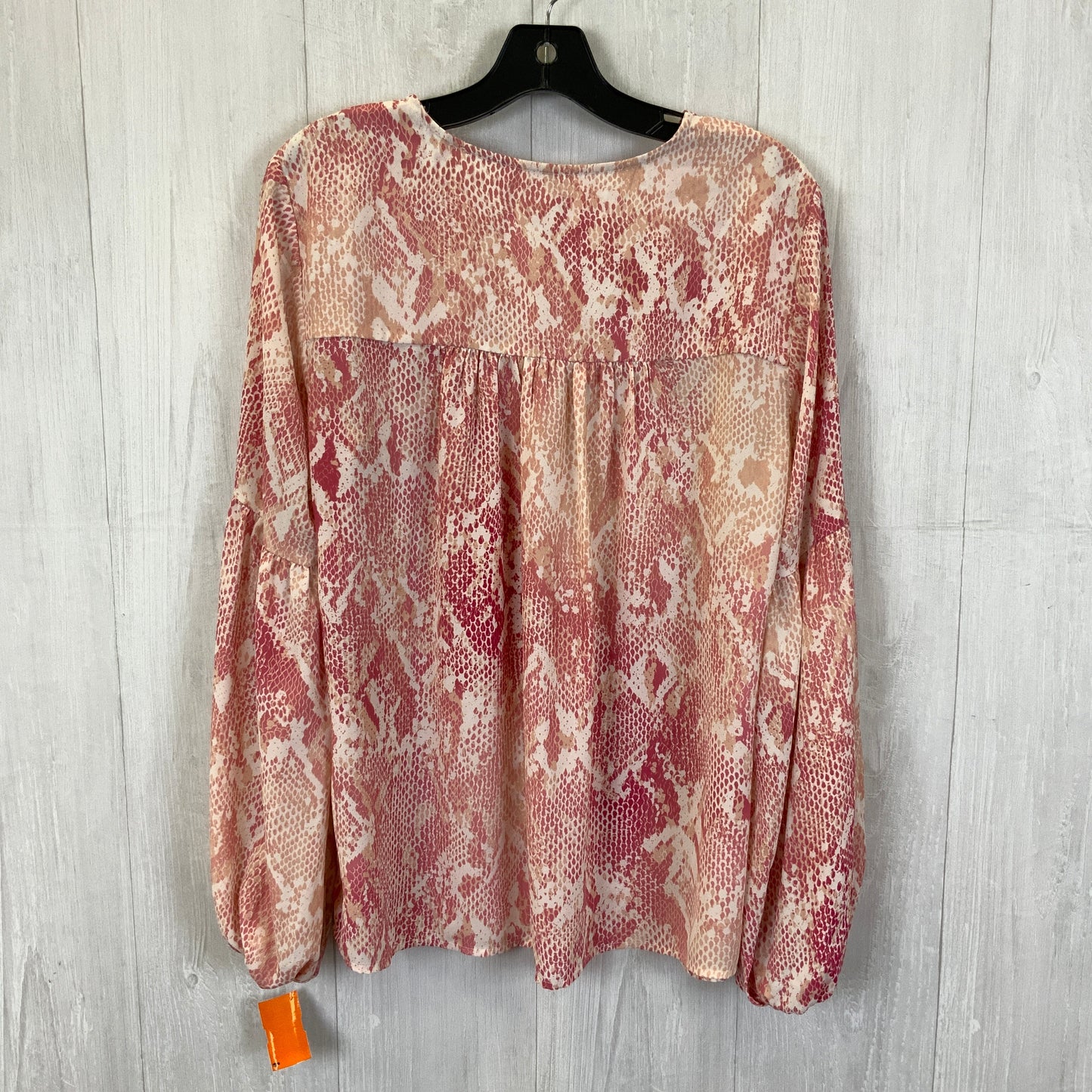 Top Long Sleeve By Cabi In Pink, Size: M