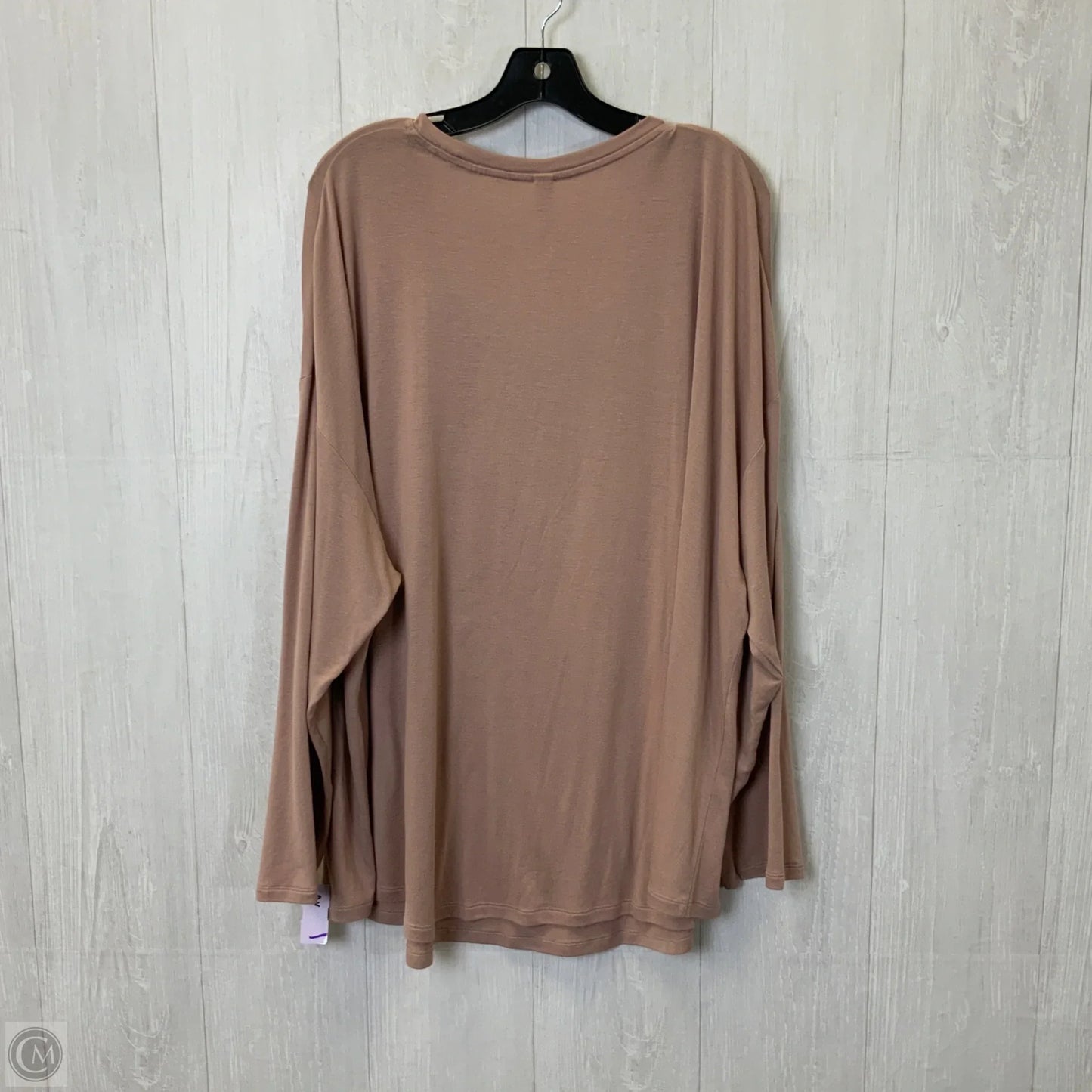 Top 3/4 Sleeve By Athleta In Mauve, Size: 3x