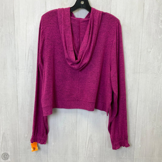 Top Long Sleeve By Lane Bryant In Black & Pink, Size: 1x