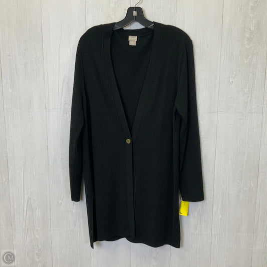 Cardigan By Chicos In Black, Size: L