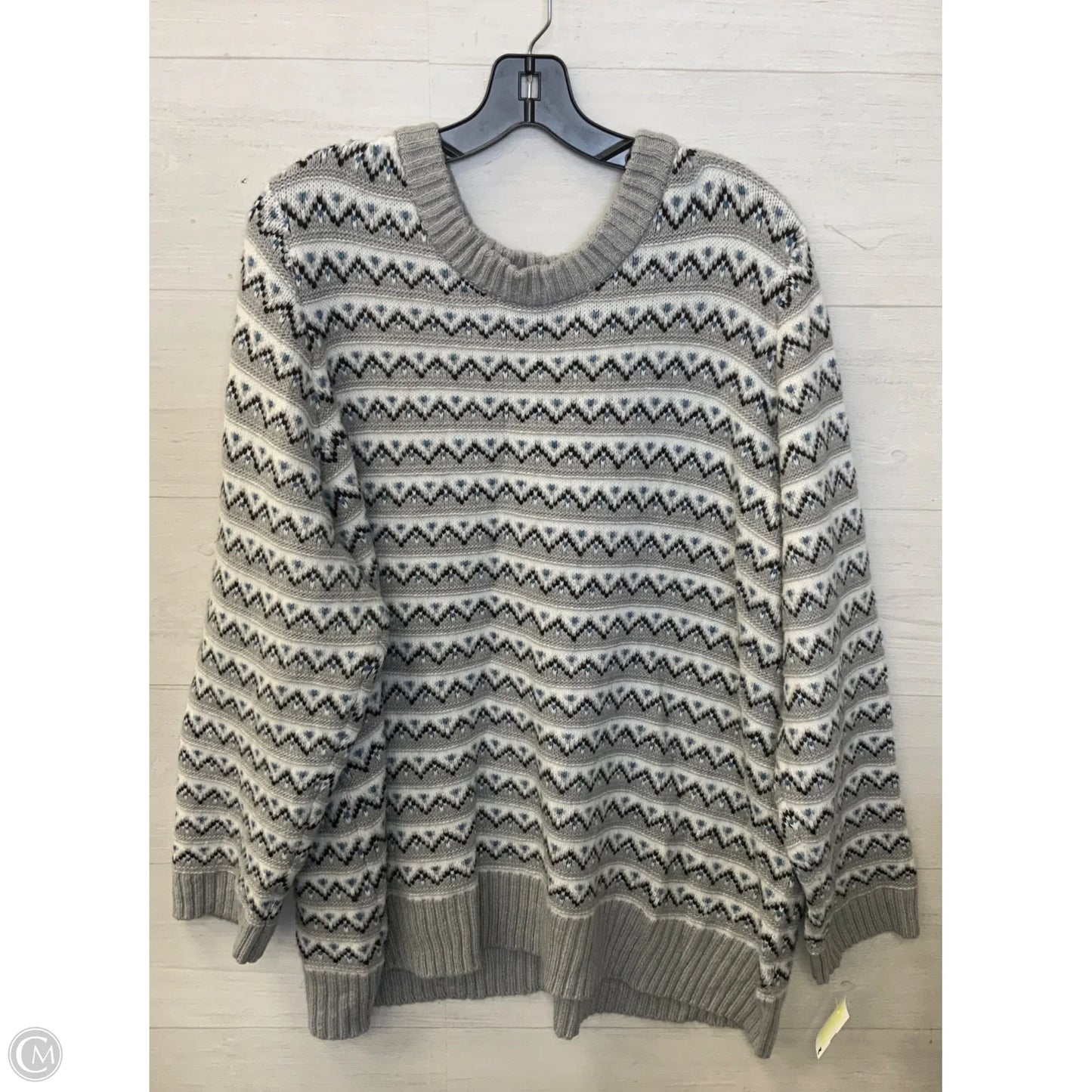 Sweater By Croft And Barrow In Striped Pattern, Size: 3x