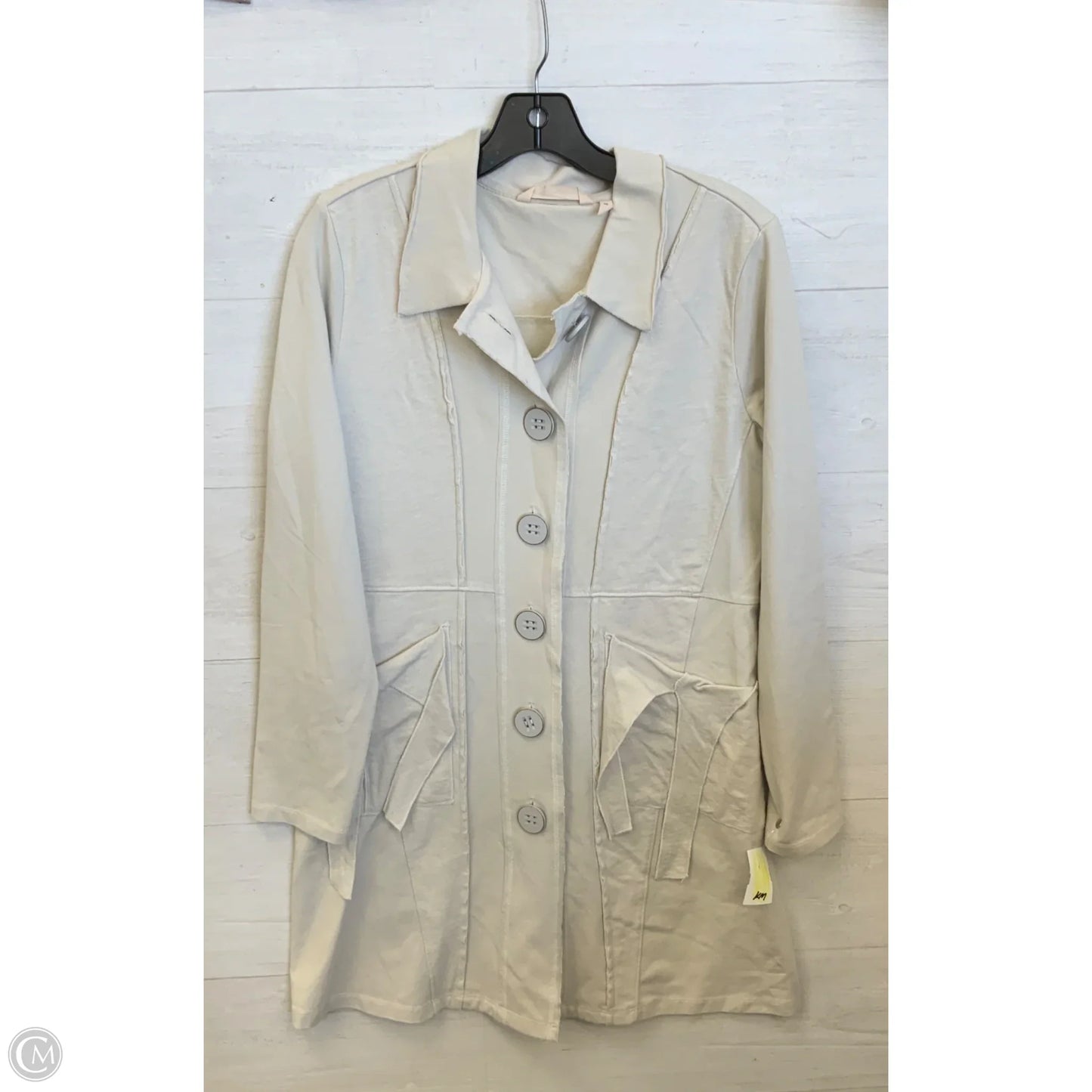 Jacket Shirt By Soft Surroundings In Beige, Size: Xs