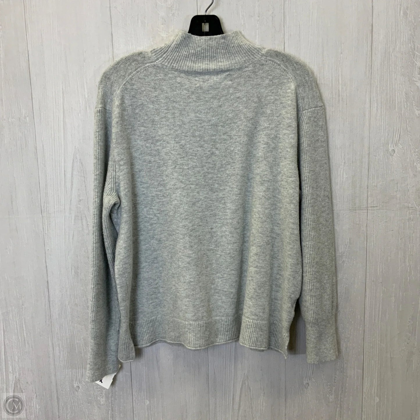 Top Long Sleeve By Loft In Grey, Size: L
