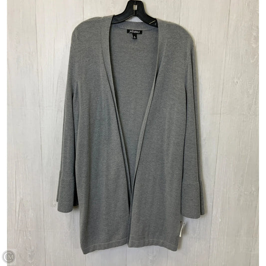 Cardigan By Roz And Ali In Grey, Size: Xl