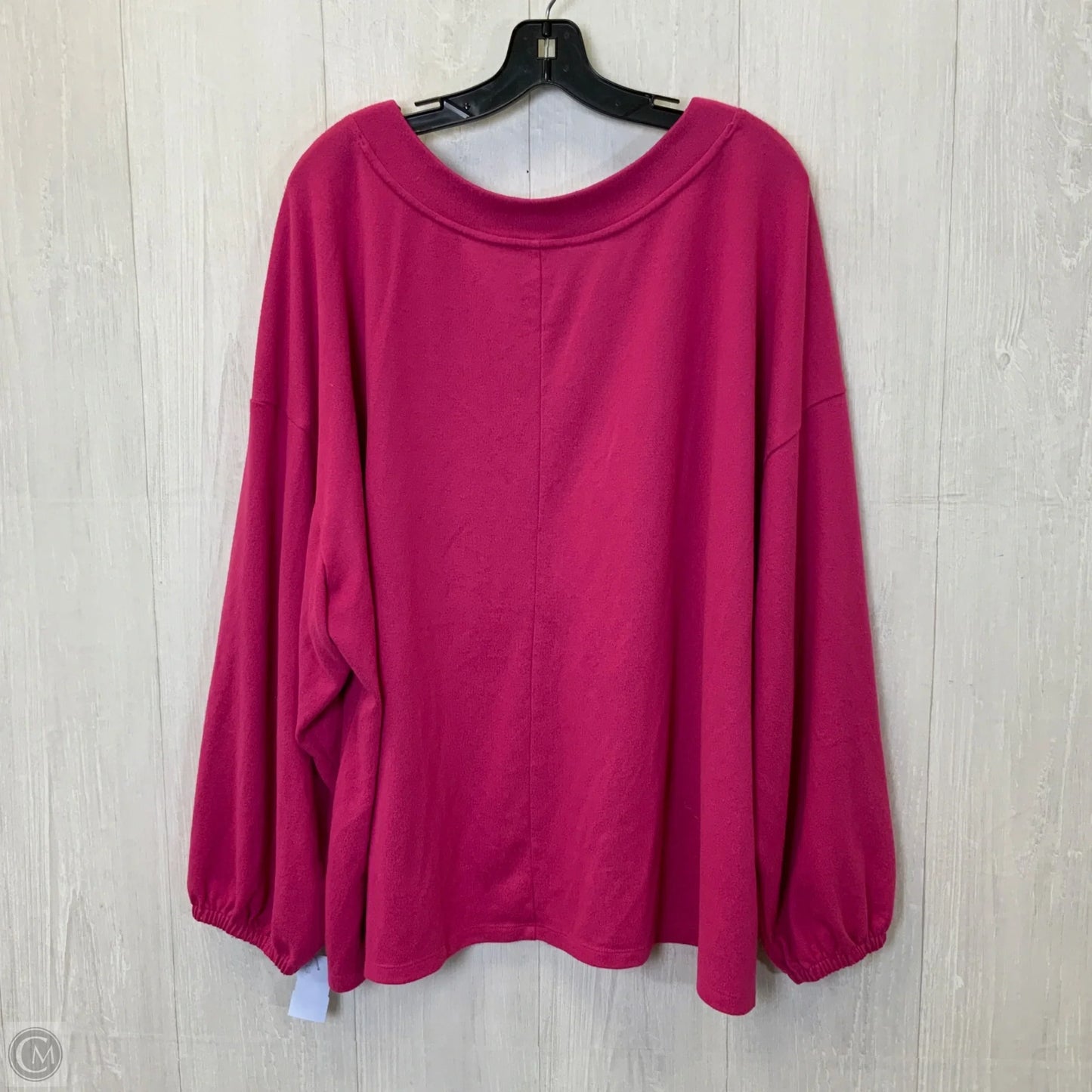 Top Long Sleeve By Lane Bryant In Pink, Size: 4x