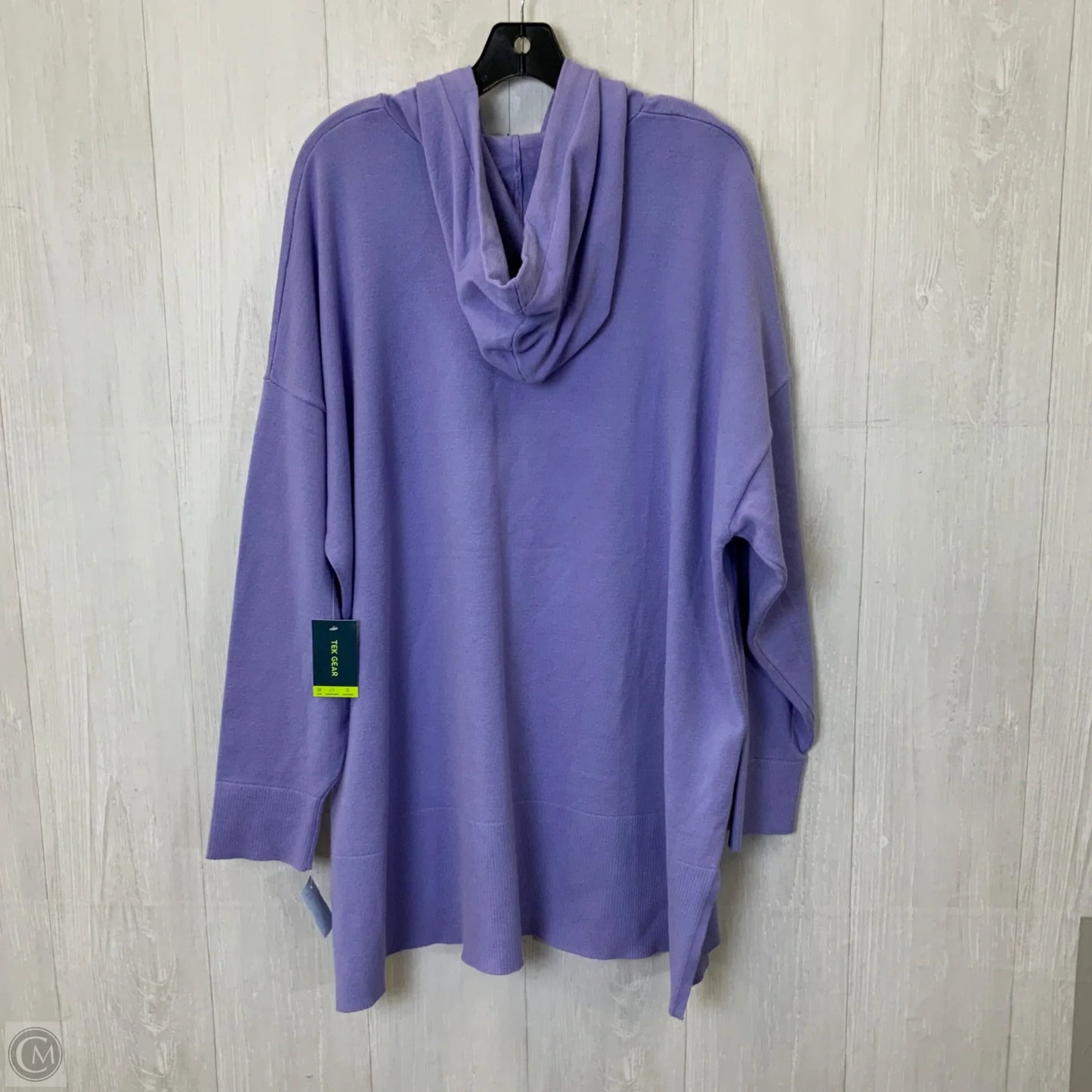 Sweatshirt Hoodie By Tek Gear In Purple, Size: 3x