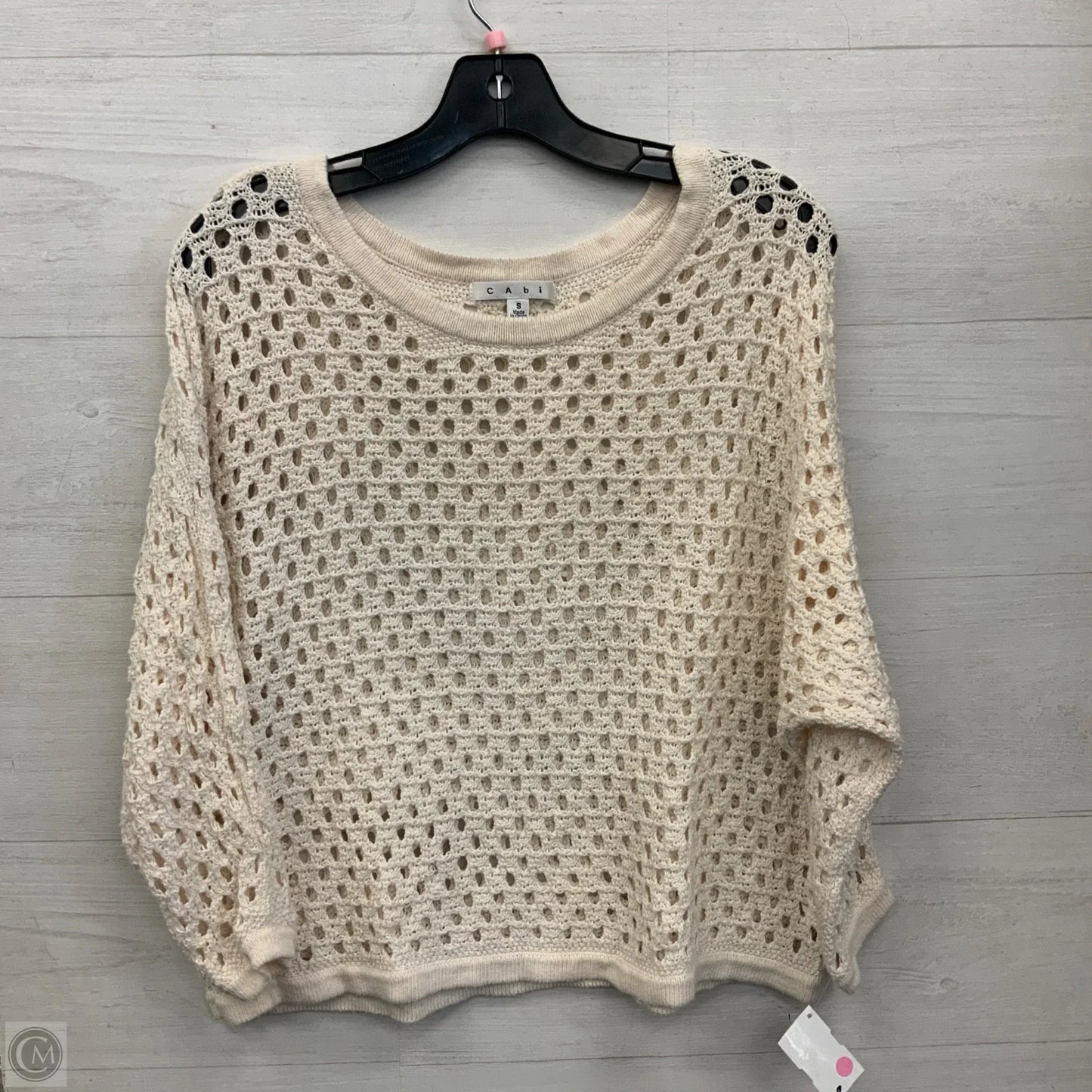 Sweater By Cabi In Cream, Size: S