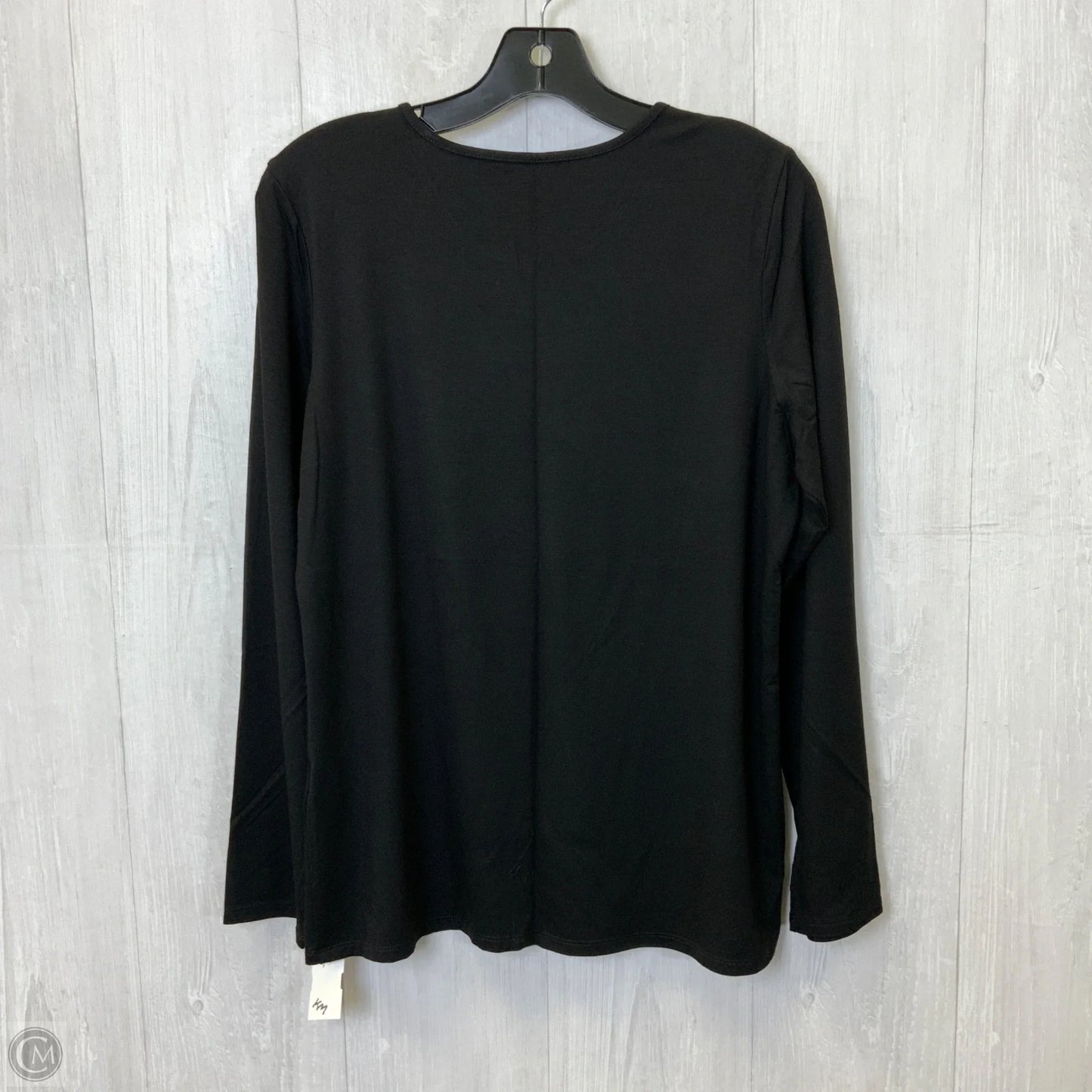 Top Long Sleeve Basic By Chicos In Black, Size: M