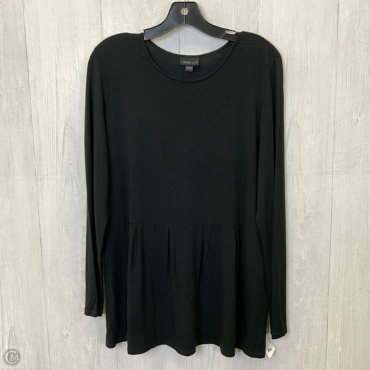 Top Long Sleeve By J. Jill In Black, Size: M