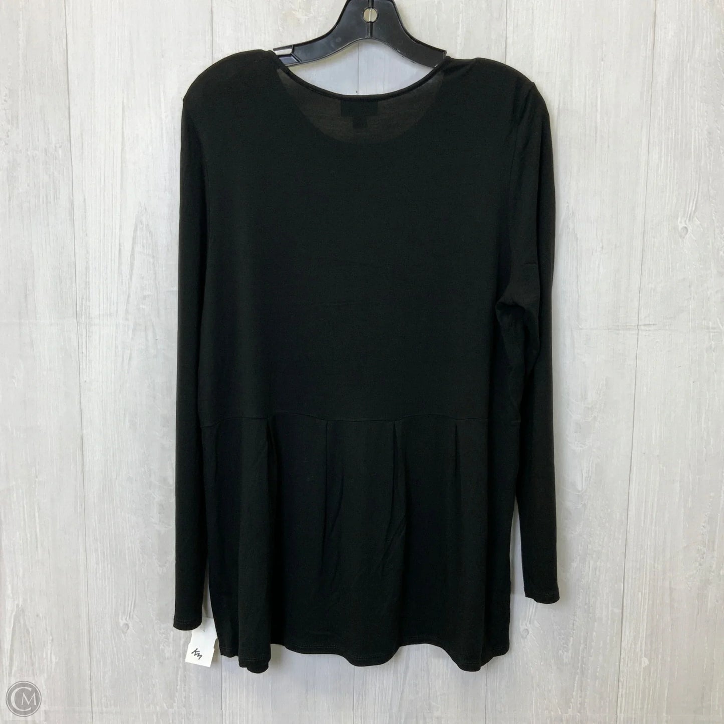 Top Long Sleeve By J. Jill In Black, Size: M