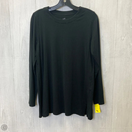 Tunic Long Sleeve By J. Jill In Black, Size: S