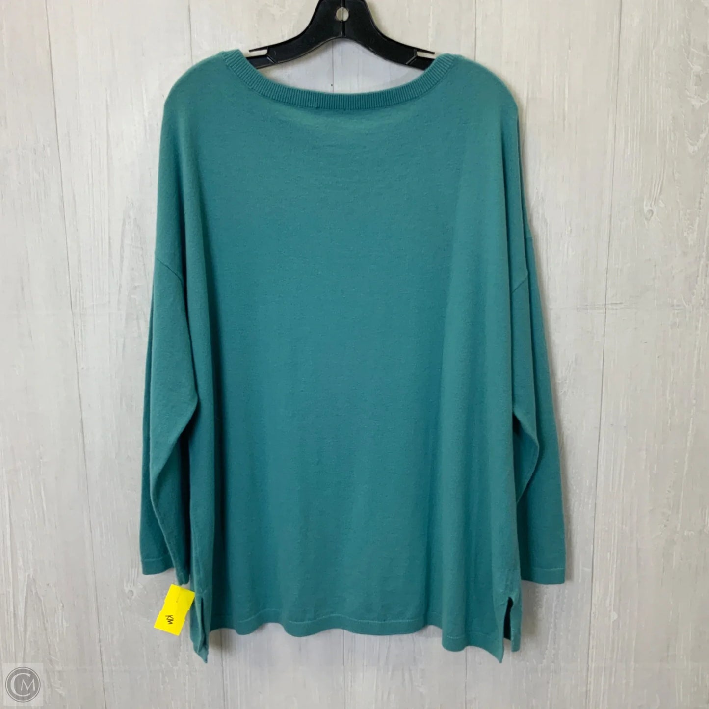 Top Long Sleeve By Talbots In Blue, Size: 3x