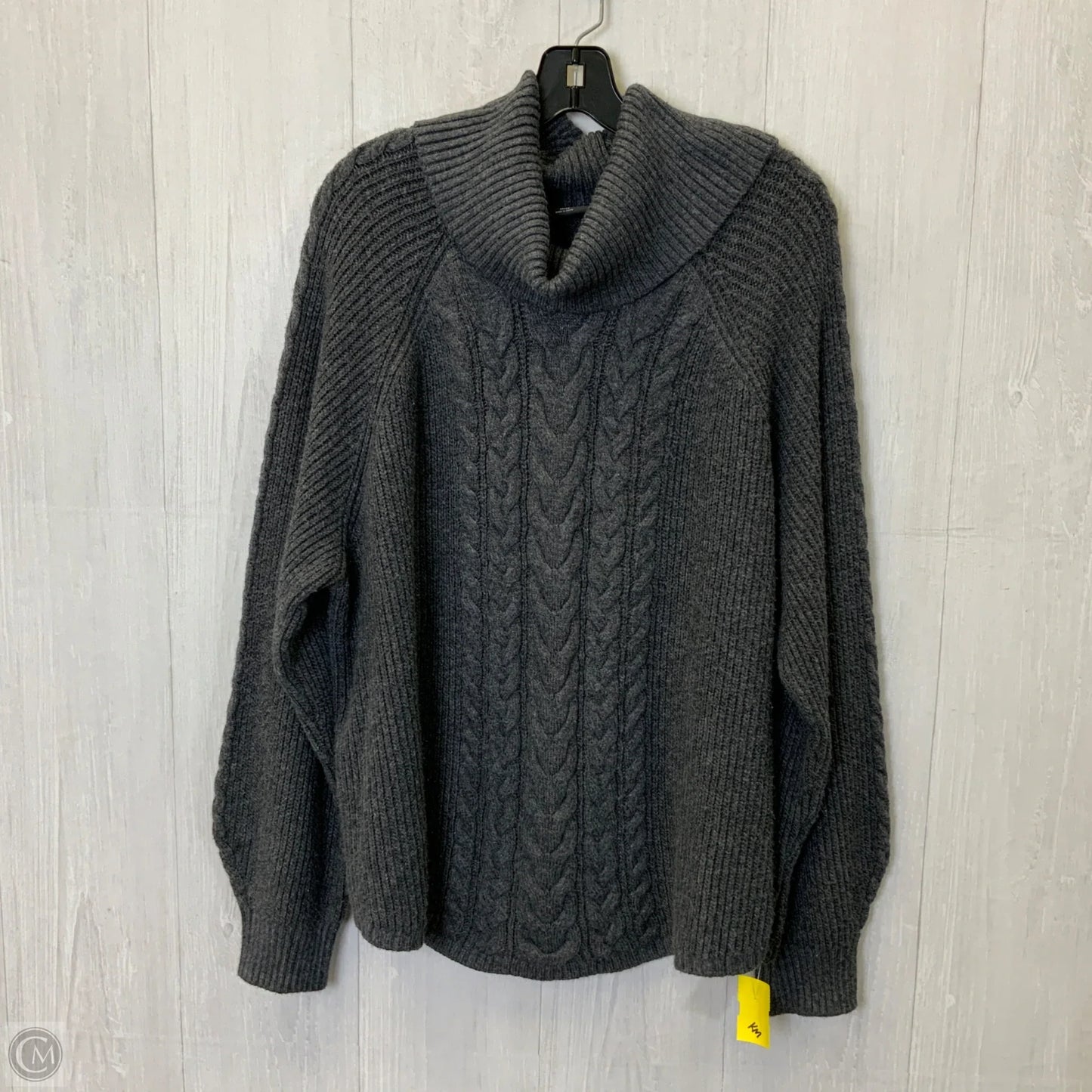 Sweater By Lane Bryant In Grey, Size: 3x