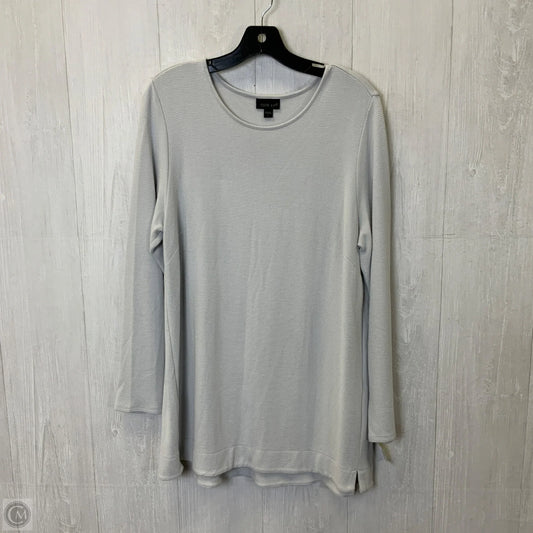 Tunic Long Sleeve By J. Jill In Grey, Size: L