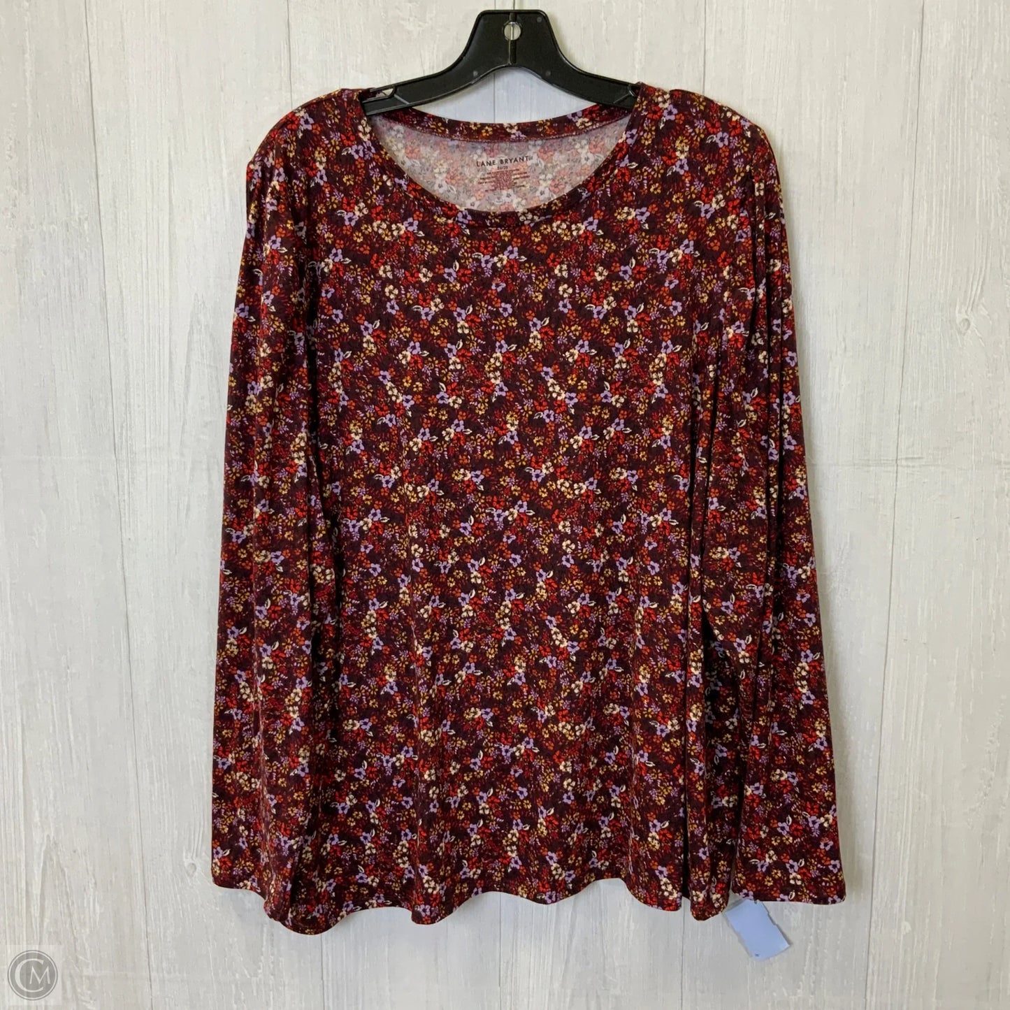 Top Long Sleeve By Lane Bryant In Floral Print, Size: 4x