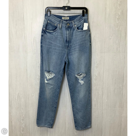 Jeans Straight By Madewell In Blue, Size: 4