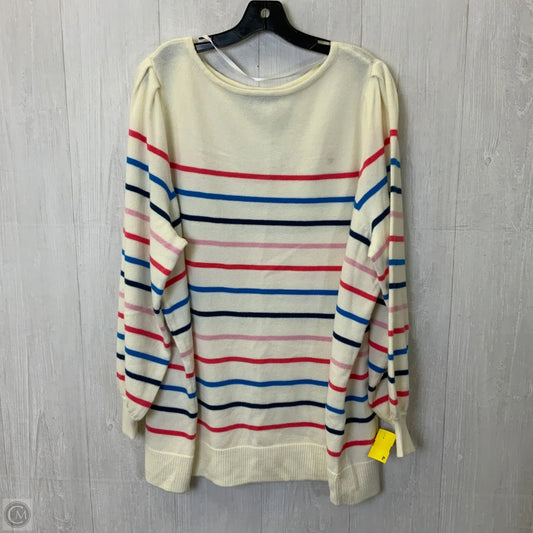 Sweater By Lane Bryant In Cream, Size: 4x