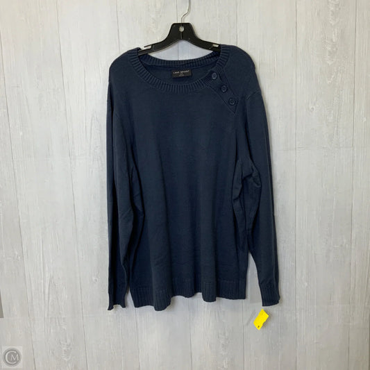 Top Long Sleeve Basic By Lane Bryant In Blue, Size: 4x