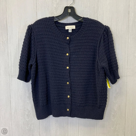 Cardigan By Free Assembly In Navy, Size: Xxl