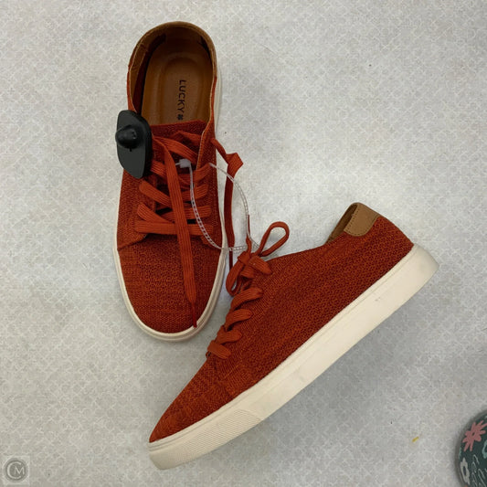 Shoes Flats By Lucky Brand In Orange, Size: 7.5