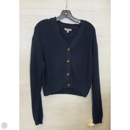 Sweater Cardigan By J. Crew In Navy, Size: Xl