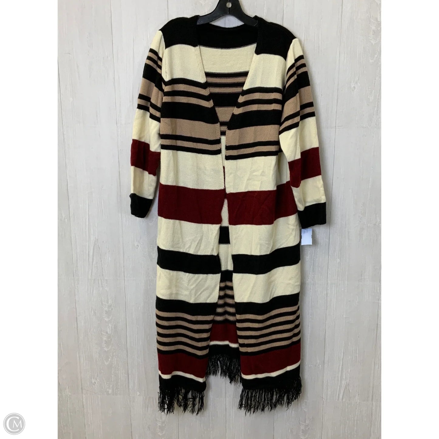 Cardigan By Shein In Striped Pattern, Size: 3x