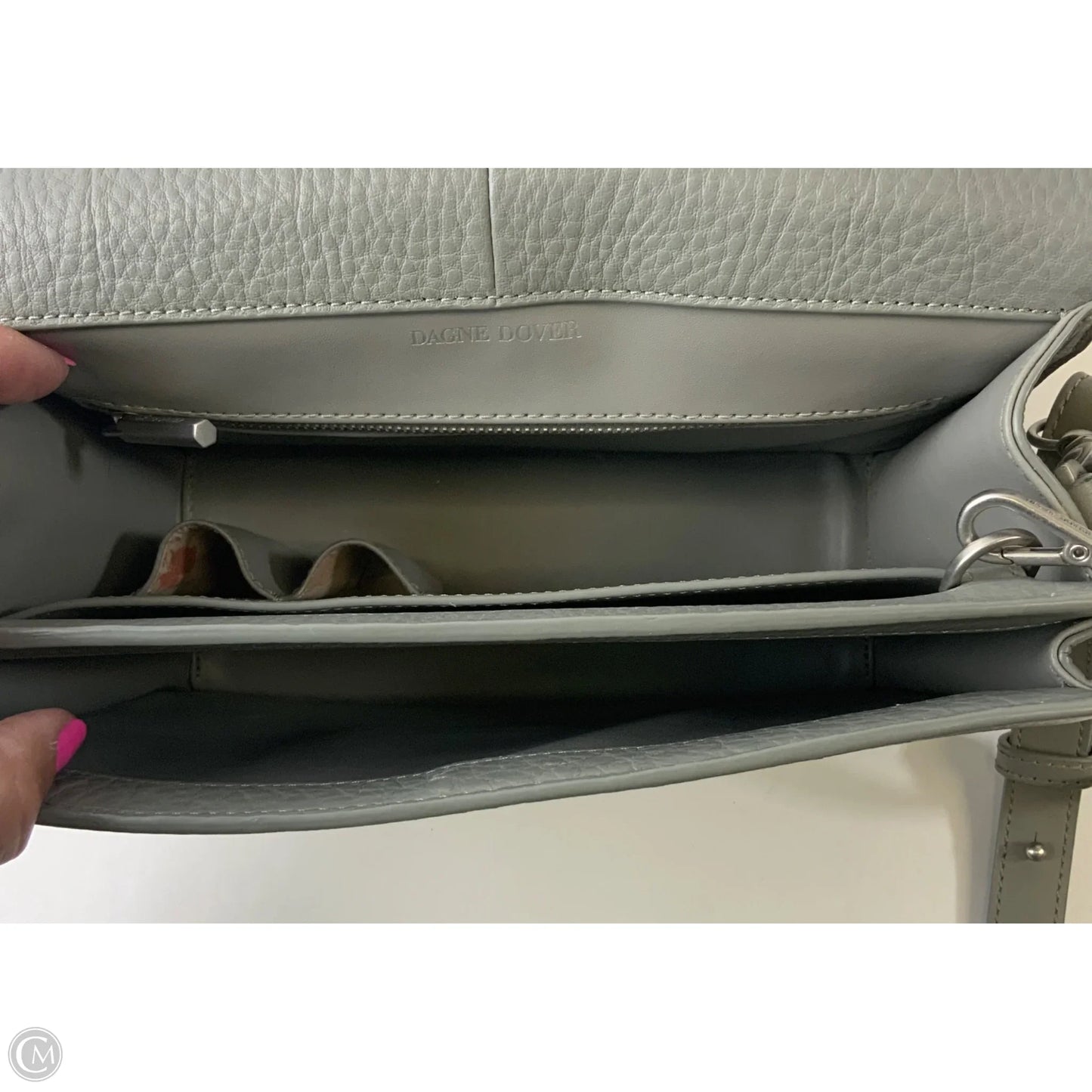 Crossbody Leather By Clothes Mentor, Size: Medium