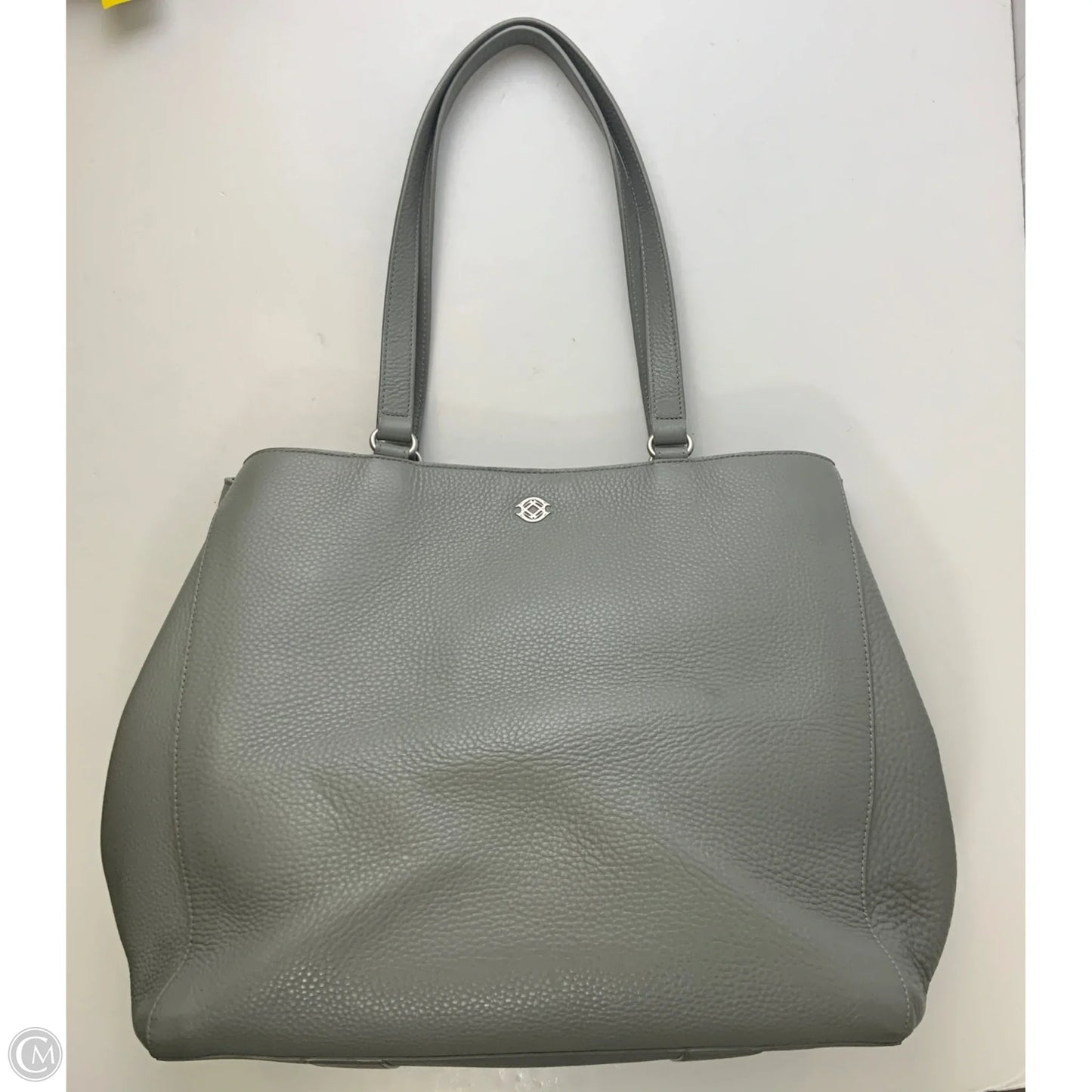 Laptop Bag Leather By Clothes Mentor, Size: Large