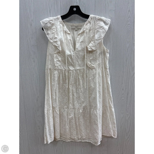 Dress Casual Short By Loft In White, Size: S