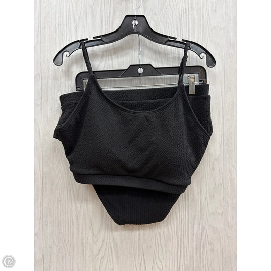 Swimsuit 2pc By Shein In Black, Size: 2x