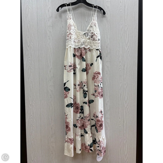 Dress Casual Maxi By Shein In Floral Print, Size: S