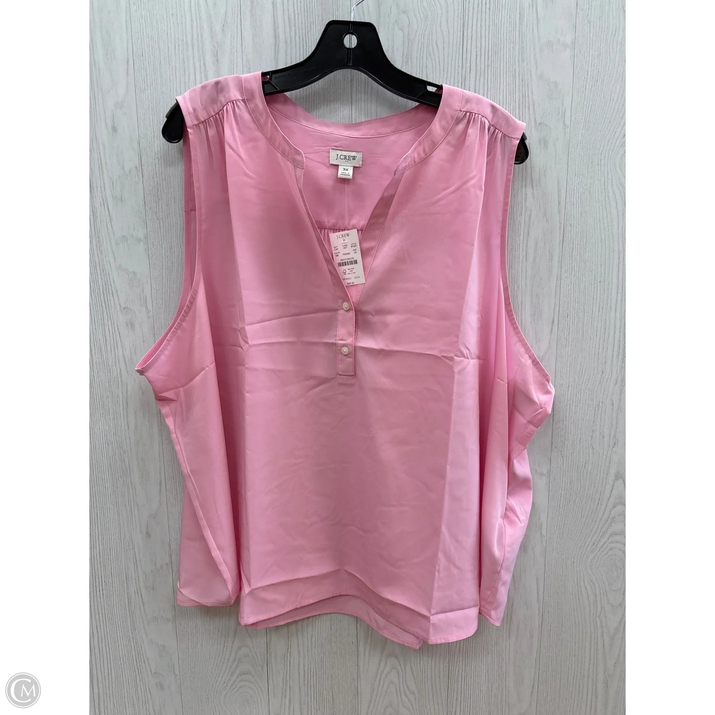 Top Sleeveless By J. Crew In Pink, Size: 3x