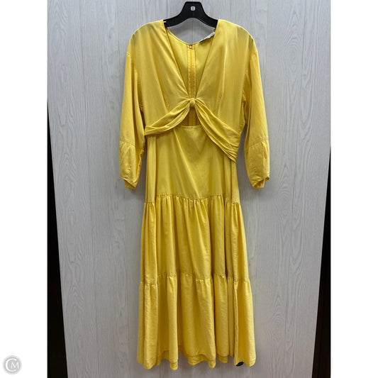 Dress Designer By Derek Lam In Yellow, Size: M