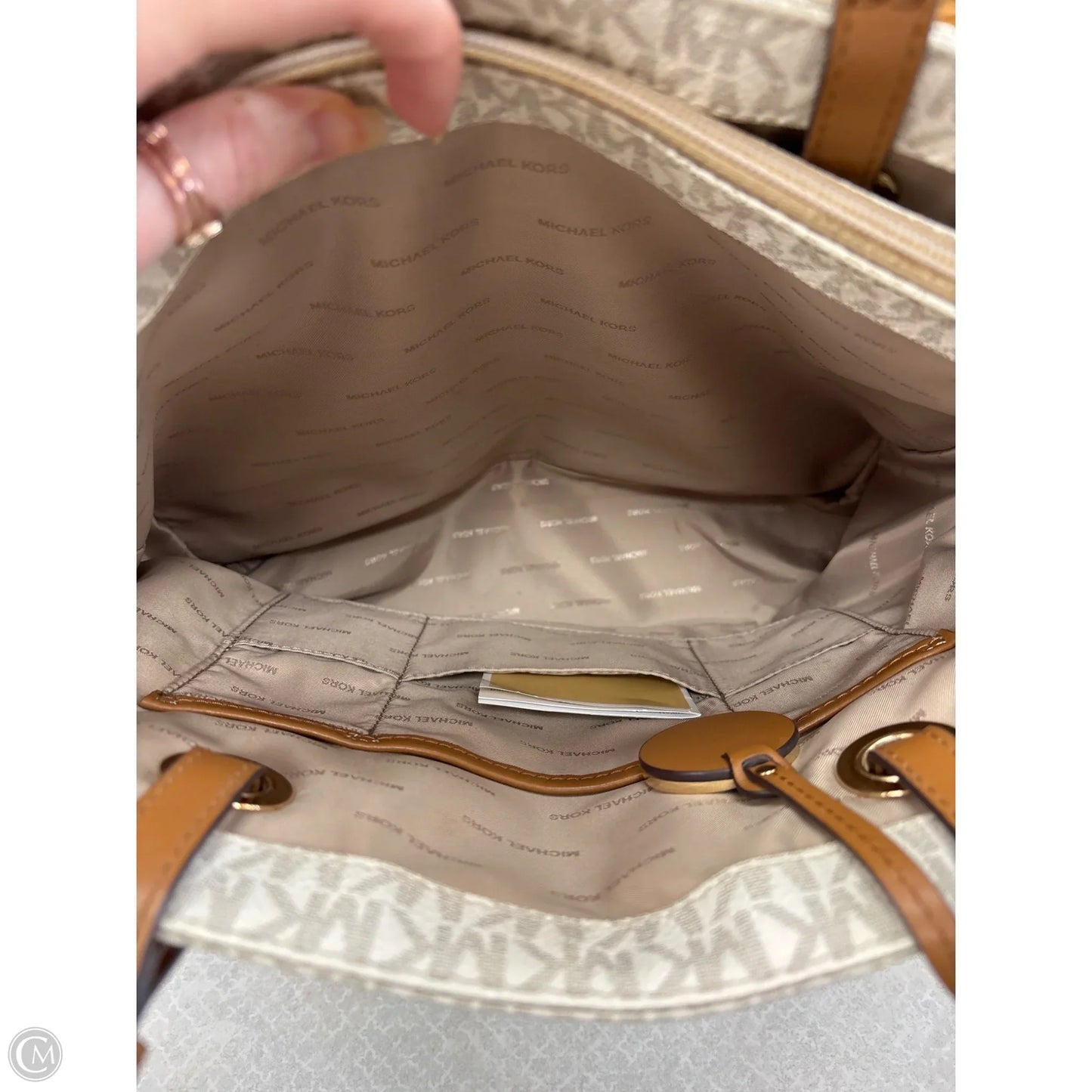 Handbag Designer By Michael Kors, Size: Large