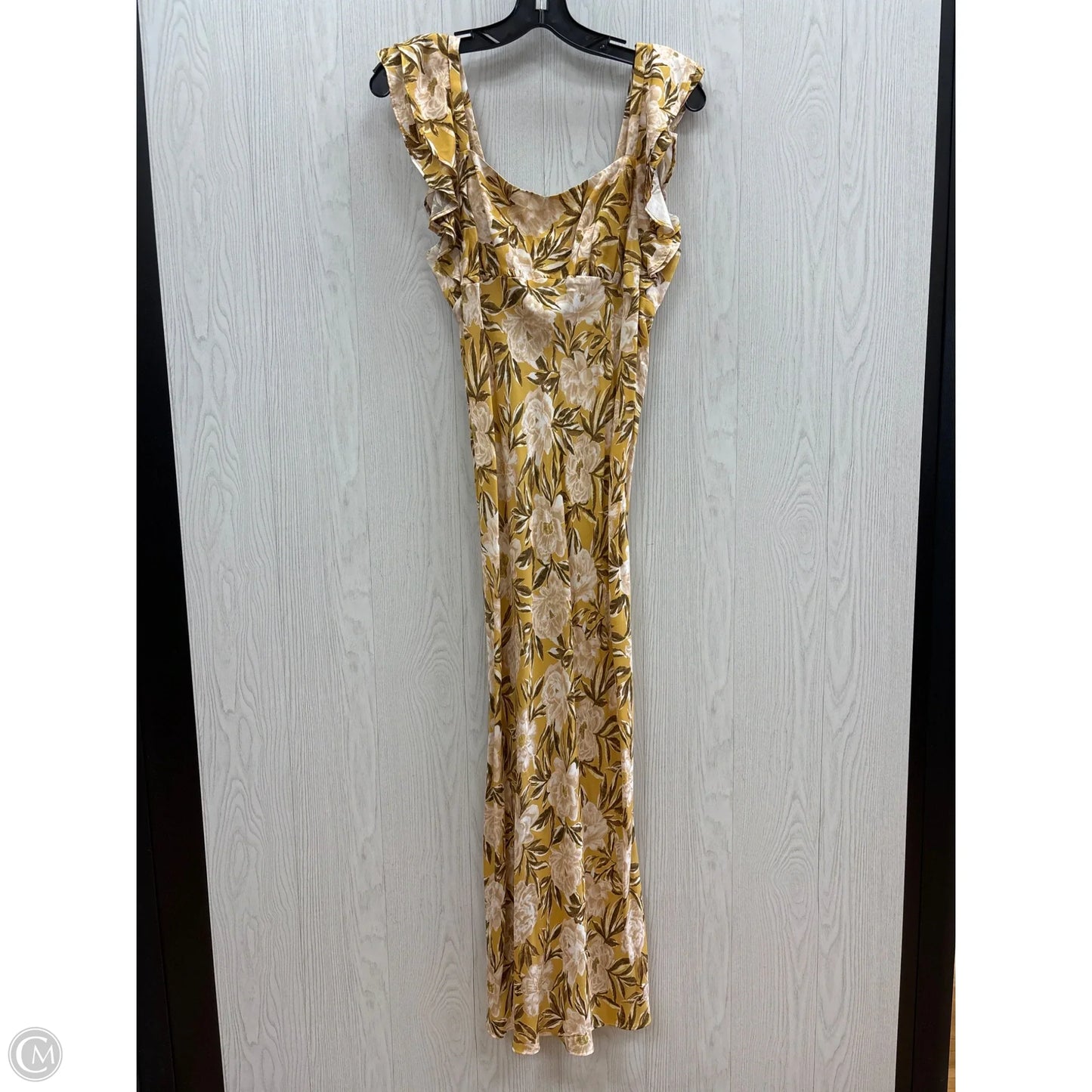 Dress Casual Maxi By Madewell In Yellow, Size: 4