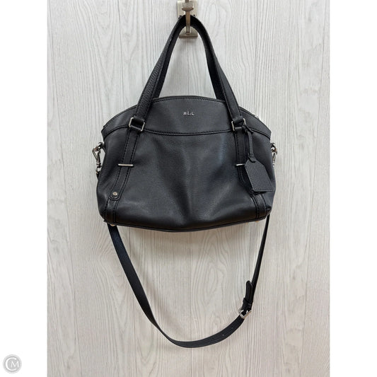 Handbag Leather By Ralph Lauren, Size: Medium