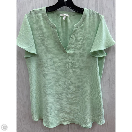 Top Short Sleeve By Maurices In Green, Size: M