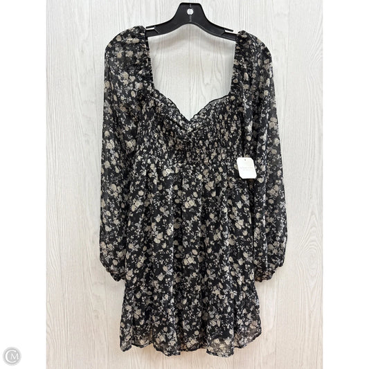 Dress Casual Short By Altard State In Black & Grey, Size: M