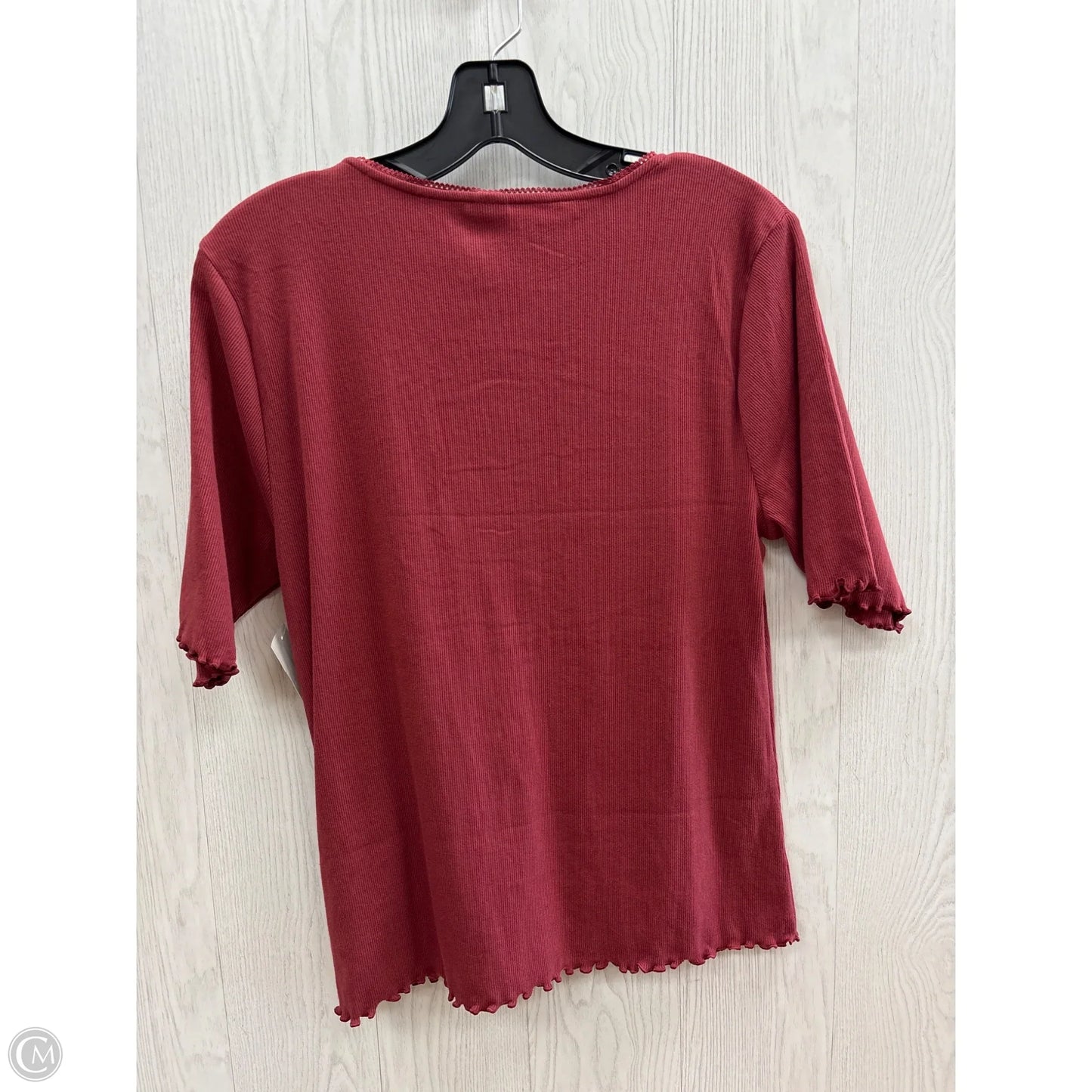 Top Short Sleeve By Old Navy In Maroon, Size: Xl