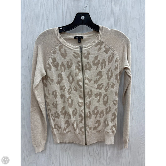 Top Long Sleeve By Apt 9 In Animal Print, Size: Xs
