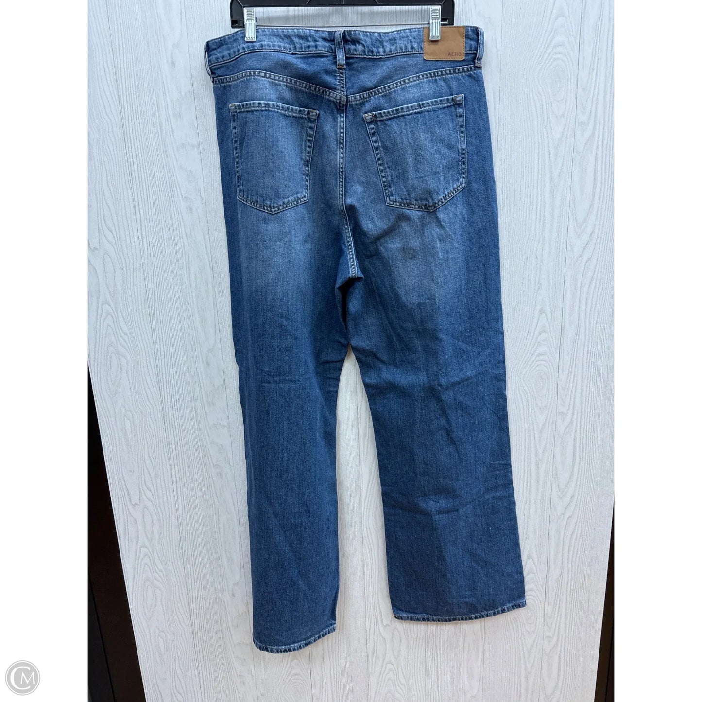 Jeans Wide Leg By Aeropostale In Blue Denim, Size: 14