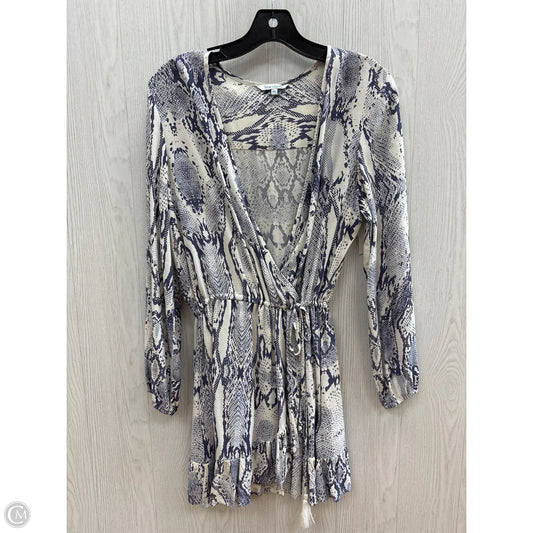 Dress Casual Short By Clothes Mentor In Blue, Size: Xl