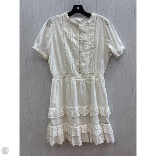 Dress Casual Short By Lc Lauren Conrad In Cream, Size: M