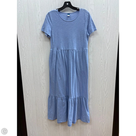 Dress Casual Midi By Old Navy In Blue, Size: S