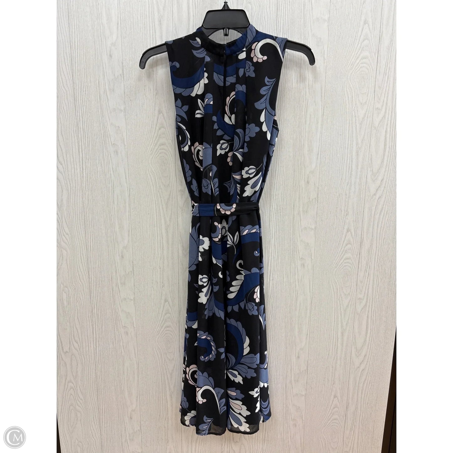 Dress Casual Midi By Ann Taylor In Black, Size: Xs