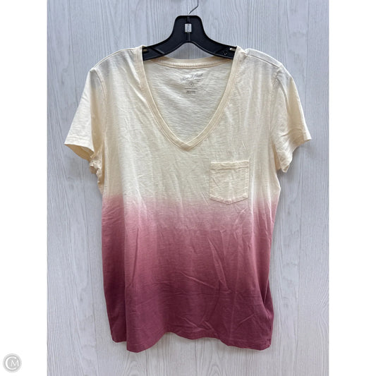 Top Short Sleeve Basic By Universal Thread In Mauve, Size: M