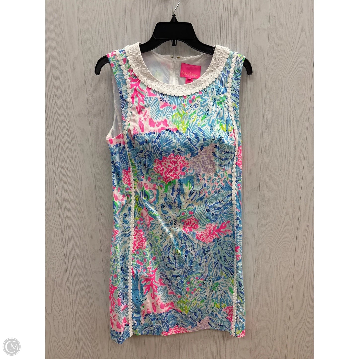 Dress Designer By Lilly Pulitzer In Blue & Pink, Size: 10